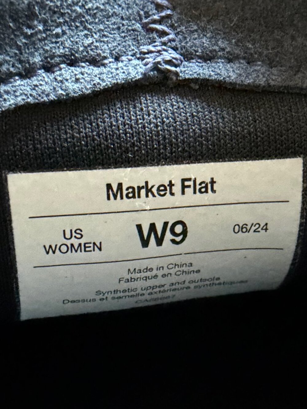 Vessi Market Flat Shoes - Navy Blue - Picture 4 of 5